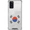 South Korean Flag Distressed Galaxy Note20 5G Clear Case